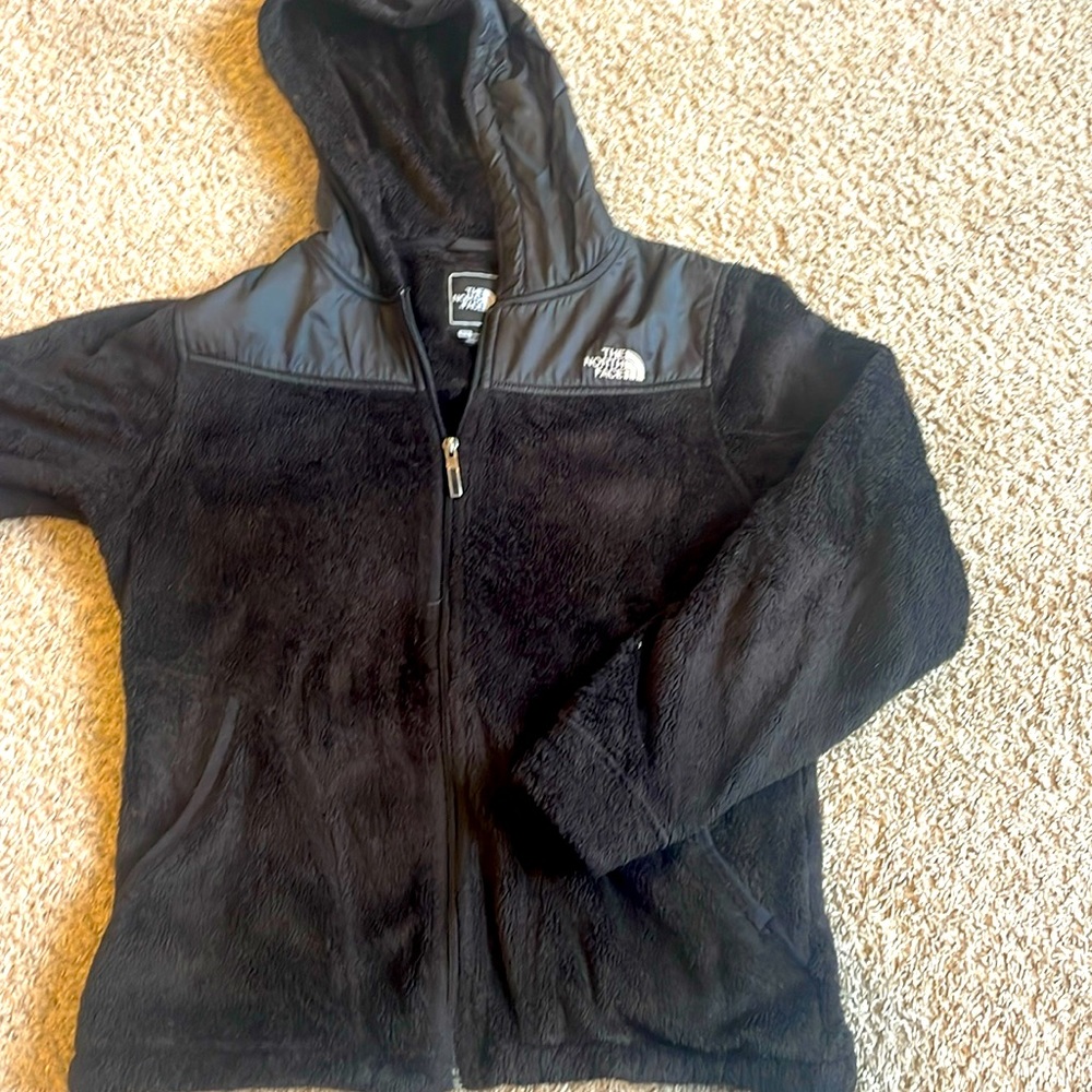Northface full zip fleece with hood